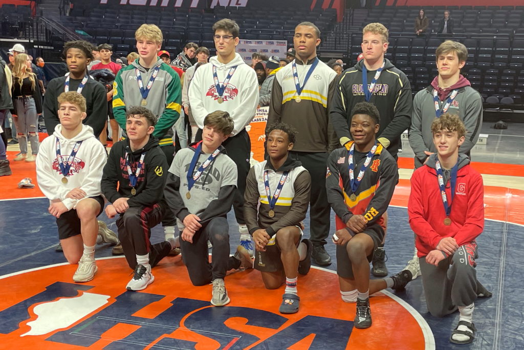 State Wrestling Day 1: Class 2A with some big wins, big pins and