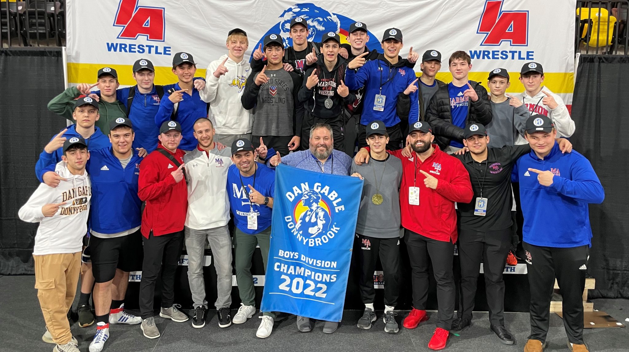 Marmion wins championship at Dan Gable Donnybrook Illinois Wrestling